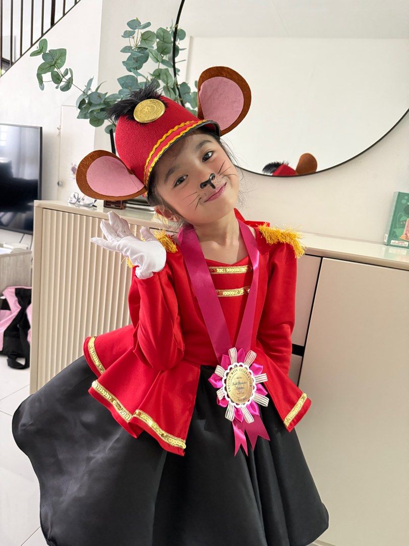 FOR RENT: Nutcracker/ Circus Ring Master Dress 5-7yo (Category: Babies & Kids Fashion) located in Muntinlupa City. Submitted by eksamano (Listing ID 1363266682, Image 2). Description: For Rent only: 800php Nutcracker/ Circus Ring Master/ Timothy mouse Book Character Dress Age: 5-8yo Measurement: Shoulder 12.5” Chest 25” Waist 23.5” Arm hole 14” Sleeve length 15” Wrist 8” Figure (from shoulder- waist) 10.5” Waist to length 13”.
