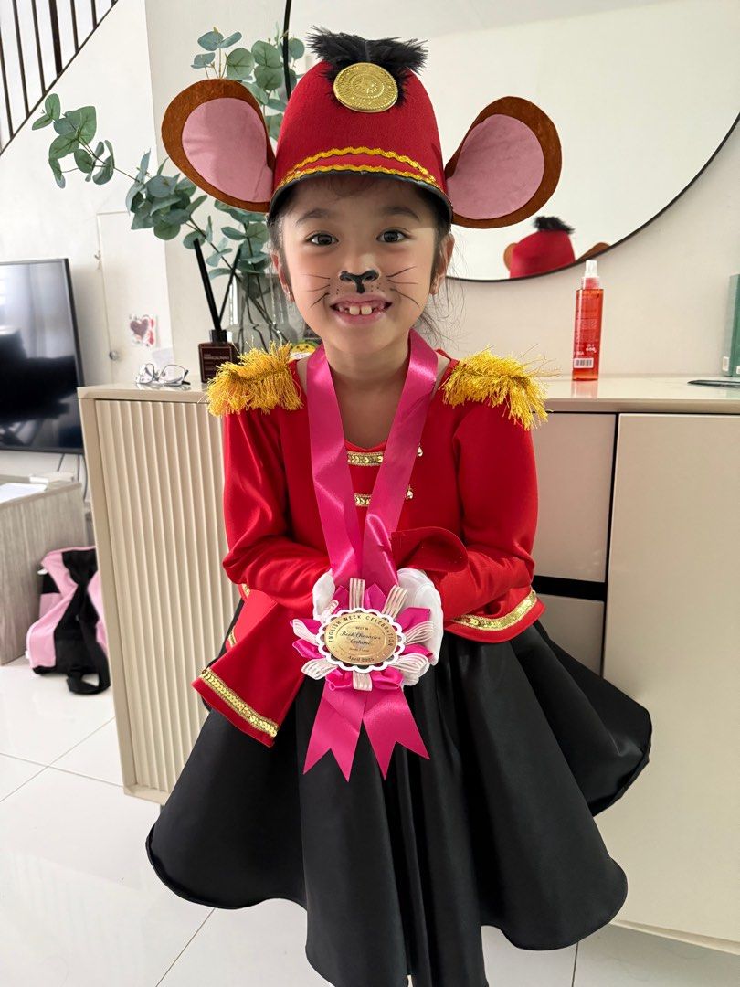 FOR RENT: Nutcracker/ Circus Ring Master Dress 5-7yo (Category: Babies & Kids Fashion) located in Muntinlupa City. Submitted by eksamano (Listing ID 1363266682, Image 3). Description: For Rent only: 800php Nutcracker/ Circus Ring Master/ Timothy mouse Book Character Dress Age: 5-8yo Measurement: Shoulder 12.5” Chest 25” Waist 23.5” Arm hole 14” Sleeve length 15” Wrist 8” Figure (from shoulder- waist) 10.5” Waist to length 13”.