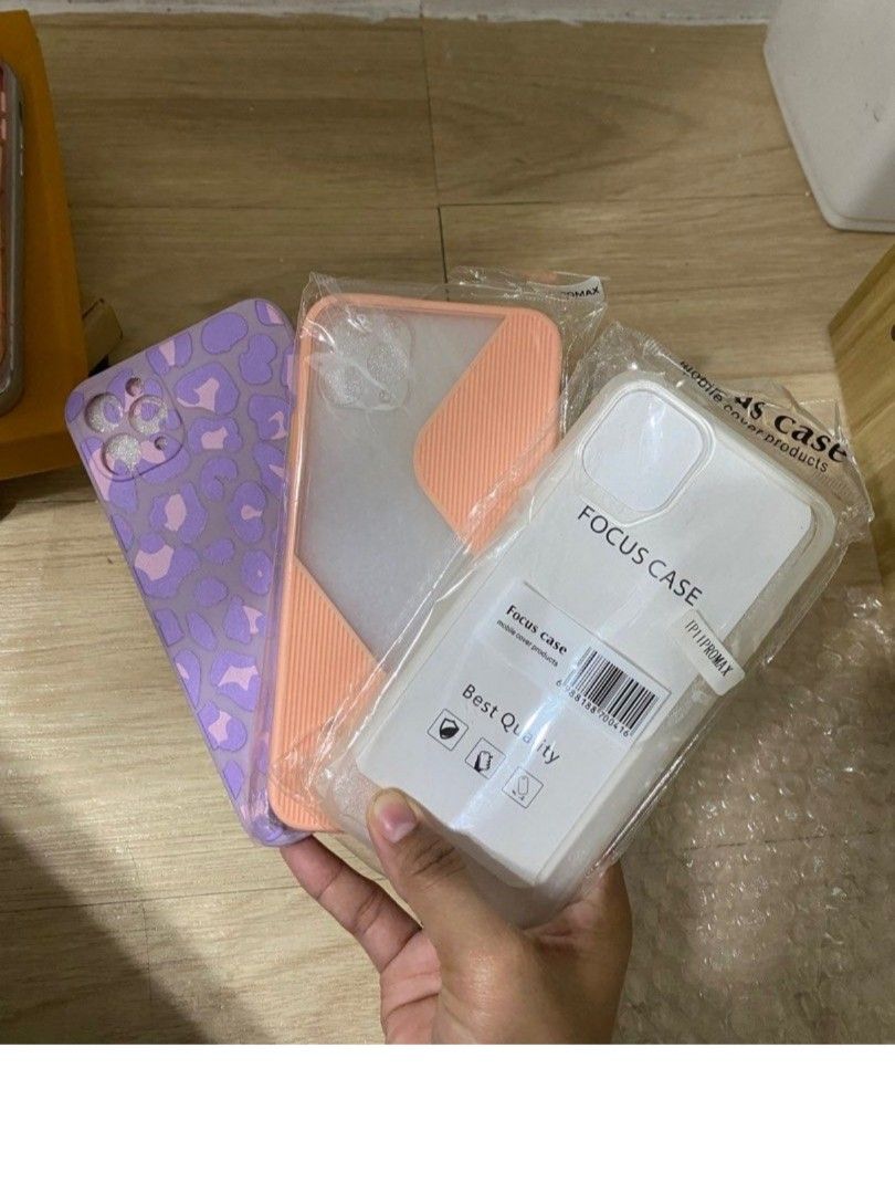 Iphone 11 pro max casing bundle (Category: iPhone 11 Series) located in Cavite. Submitted by jane_ava (Listing ID 1363340878, Image 2). Description: take all super sale bnew cases 🩷🩷.