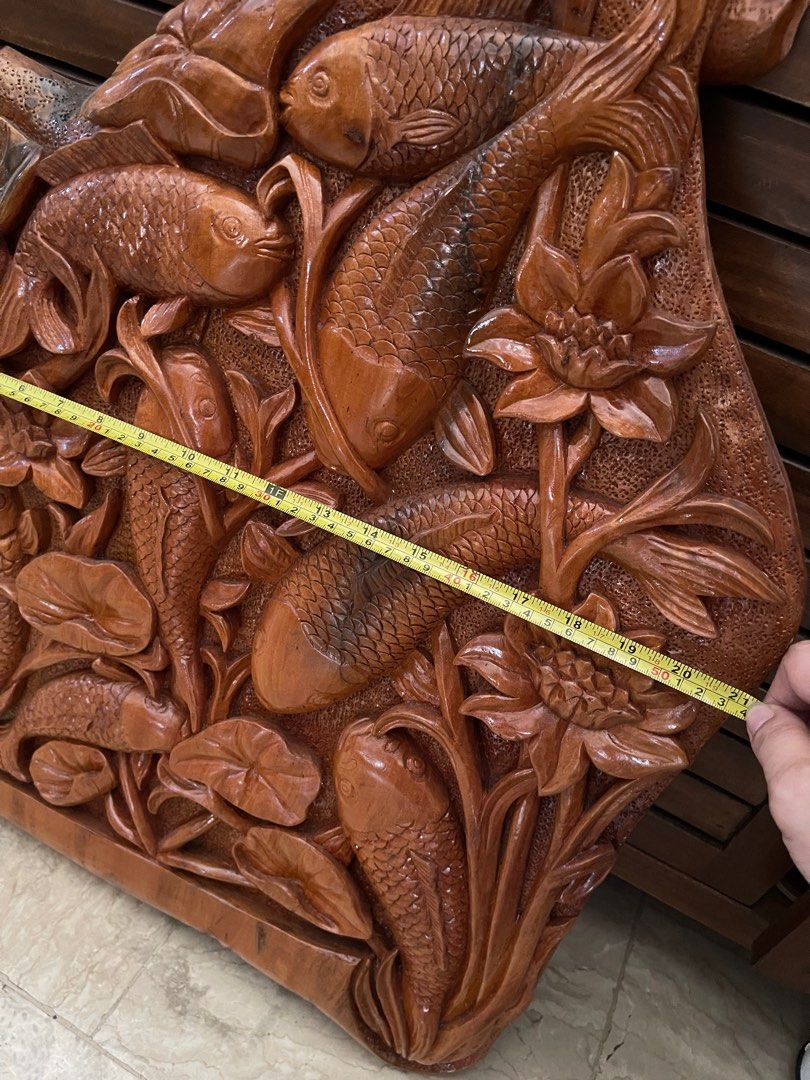 KOI HARDWOOD CARVING WALL DECOR (Category: Wall Decor) located in Rizal. Submitted by angelicious3 (Listing ID 1363273538, Image 2). Description: .