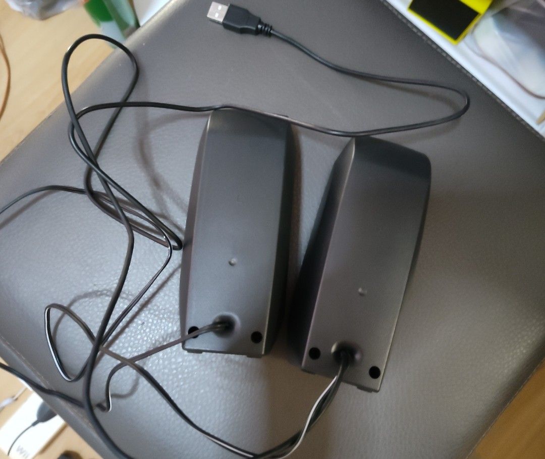 Logitech S150 Speakers (Category: Soundbars, Speakers & Amplifiers) located in Quezon City. Submitted by mgwharvey (Listing ID 1363350538, Image 2). Description: Barely used. Selling because I needed other speakers with a 3.5m connection and these are USB. No box..