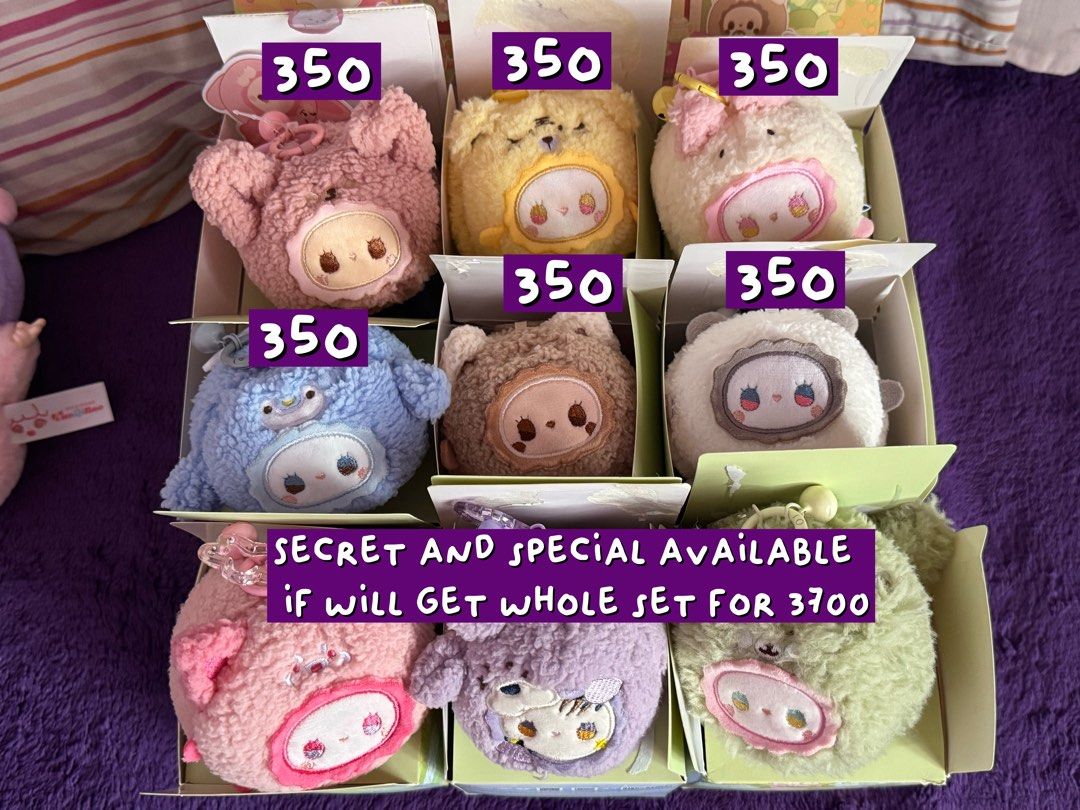 Lucky Emma Tuan Tuan Plush (Category: Plushies & Soft Toys) located in Manila. Submitted by hazelbeatrice (Listing ID 1363233376, Image 1). Description: See photo for pricing details With box, foil, mini tag. Location: Valenzuela #luvearth.