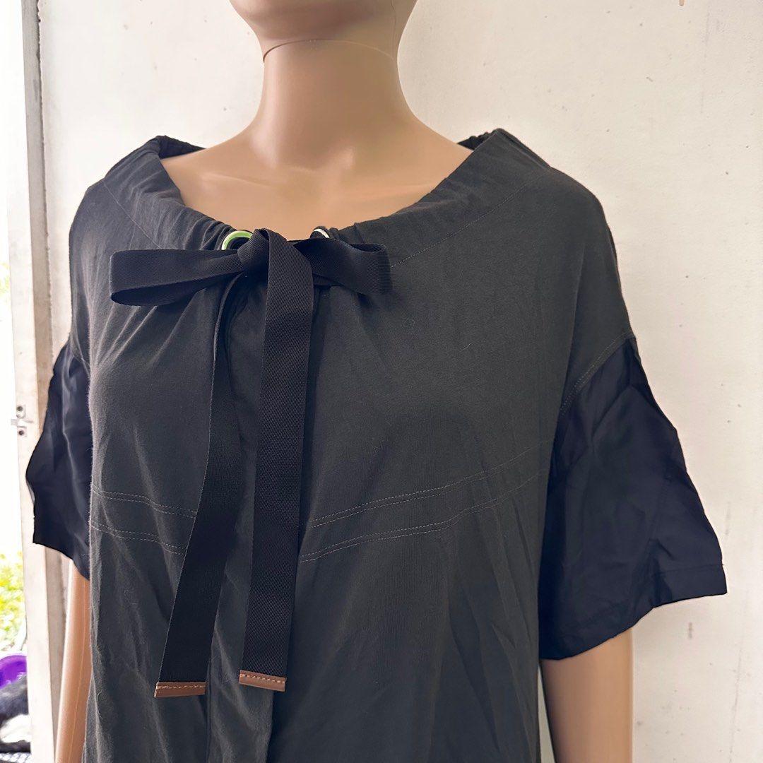 Marni (Category: Luxury Apparel) located in Bagac. Submitted by riotgrrrl08 (Listing ID 1363226374, Image 3). Description: Marni dress Size 40 on tag Bust up to 44” Length 33” Missing tie on back hem.