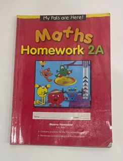 My Pals are Here, Maths Homework 2A