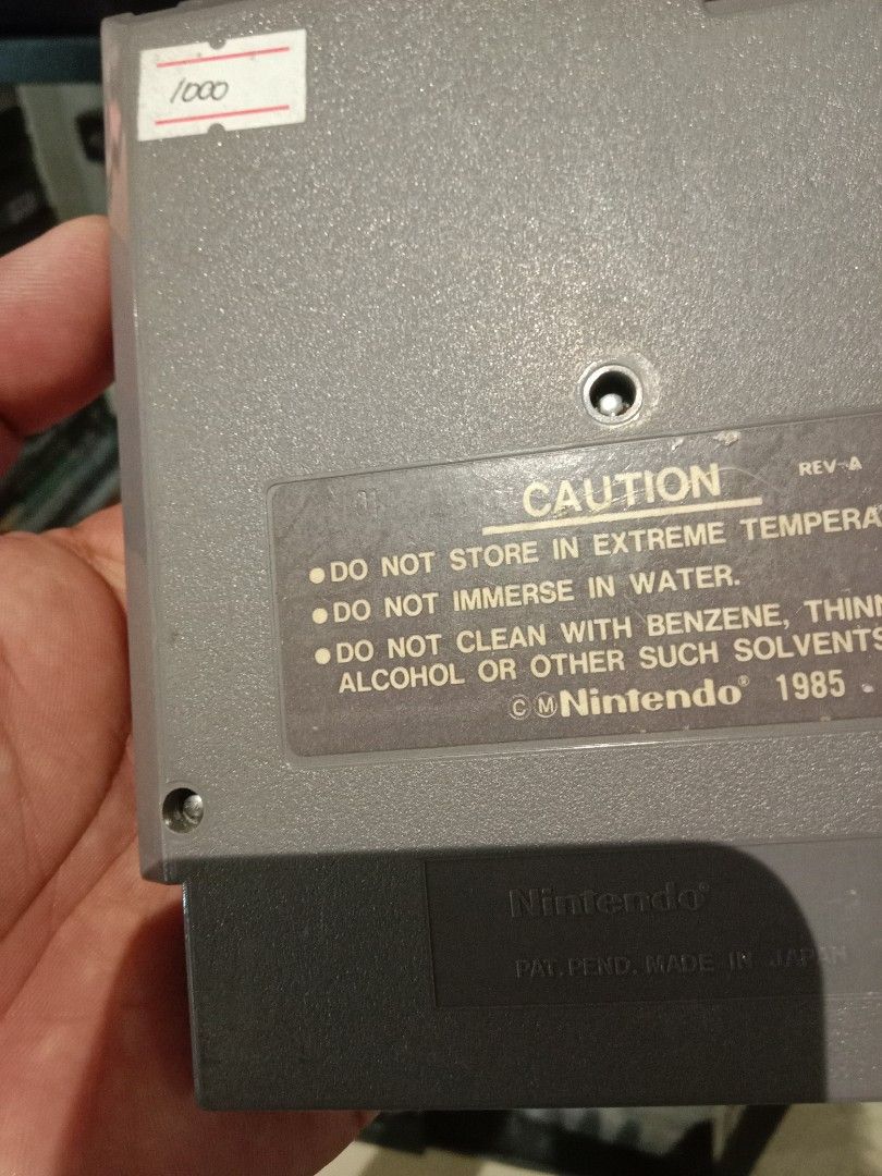 NES Cart Game (Category: Nintendo) located in Quezon City. Submitted by rgsph140 (Listing ID 1363181886, Image 3). Description: Working Tested & Authentic Game 💯 Description Item: NES Cart Game Meagaman 3 USA Price: 1000 Delivery Transaction: (+shipping fee) •Lalamove •Grab Location Meet up: •Litex Jolibee + transpo Mode Of Payment: •Cash •Gcash Crossposted !.