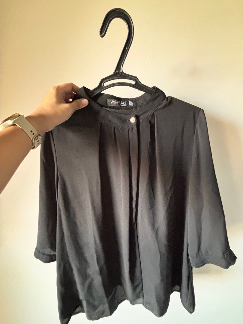 Office Clothes (S-M) ₱100 each (Category: Blouses) located in Pasay City. Submitted by rfdu22 (Listing ID 1363203181, Image 3). Description: Selling these office/smart casual clothes for ₱100 each. Fits S-M frames Buyer will shoulder shipping/courier fee.