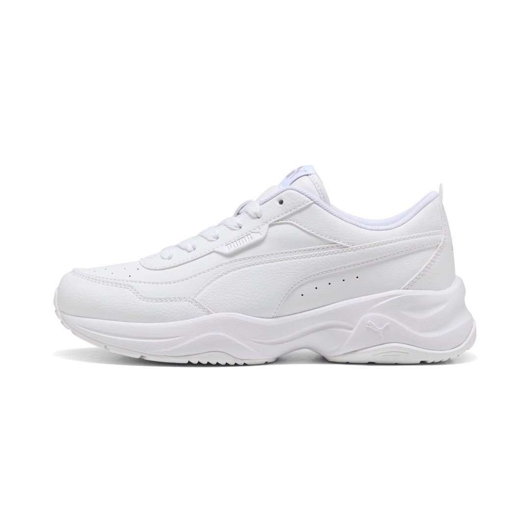 puma cilia chunky trainers in white
