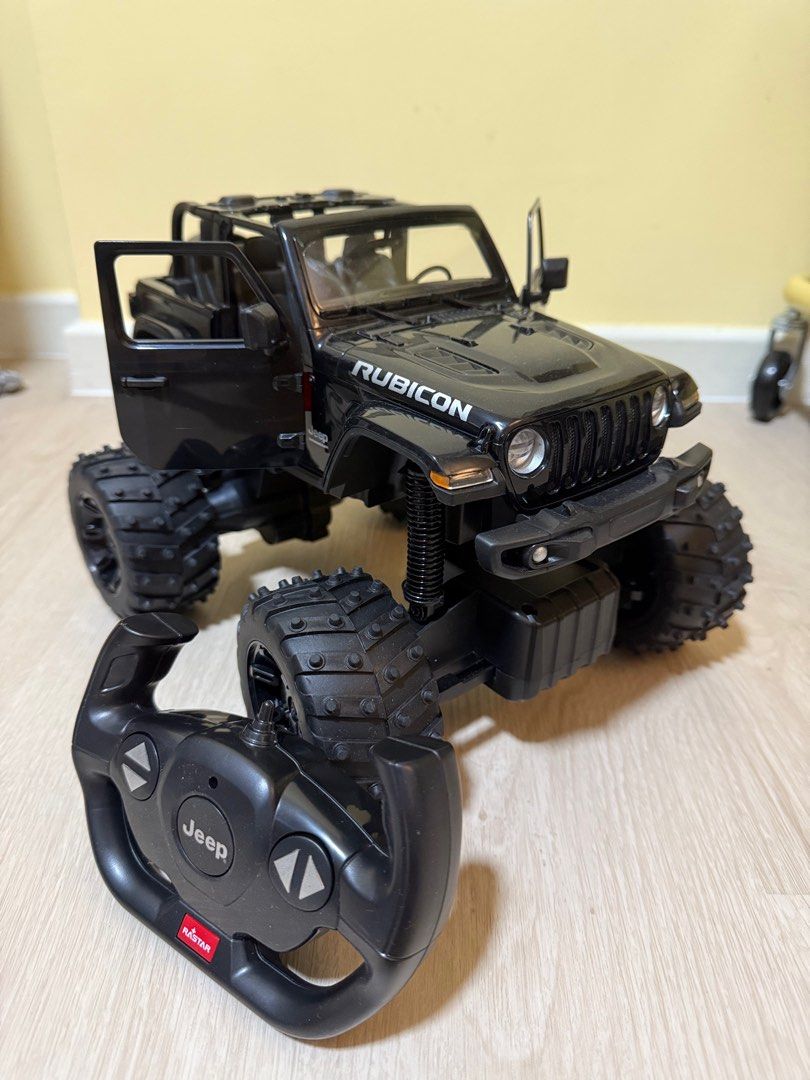 Remote Control Jeep : Car : Rastar R/C 1:14 Jeep Wrangler JL Big Foot ...