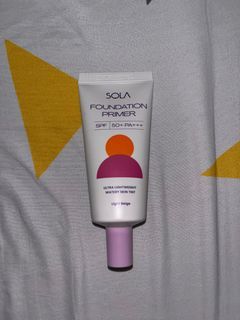 sola foundation primer spf 50+ PA+++ light beige
