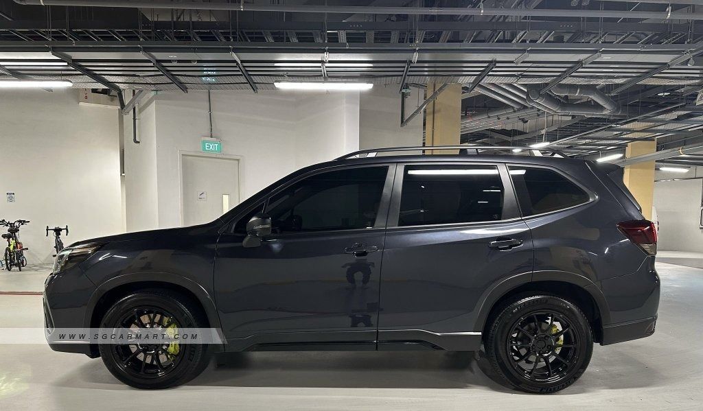 Subaru Forester 2.0i-S EyeSight Sunroof (Category: Used Cars) located in Singapore. Submitted by firstmotoring88 (Listing ID 1363209340, Image 3). Description: Vehicle Features 2.0L 4 cylinder 16 valve DOHC boxer engine, 7 speed (a) lineartronic CVT engine, 154bhp, multi steering control, paddle shifter, rear aircon. Accessories Leather seats, sports rims, factory fitted infotainment system, Bluetooth connectivity, front/rear recording camera. De