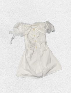 Vintage mini dress y2k long top clairo fairy core grunge sawako mori kei