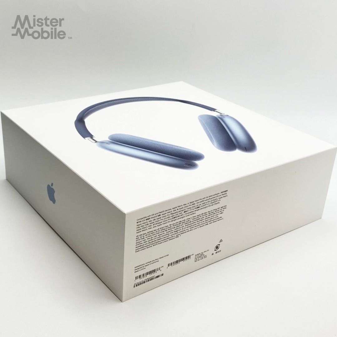 Apple Airpods Max Type C with Smart Case Blue Local New Set (Category: Headphones & Headsets) located in Singapore. Submitted by mistermobile (Listing ID 1363398626, Image 2). Description: ✨Hello Friend! Thanks for taking the first step into the World of Mister Mobile. As the leading One-Stop Mobile Service Provider in Singapore, all my brand new products are sourced from authorized distributors, official resellers or telcos to ensure authenticit