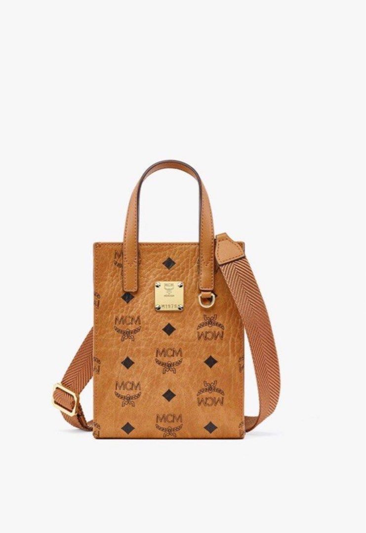 Authentic MCM X-Mini Aren Tote in Visetos (Category: Bags & Wallets) located in Singapore. Submitted by pawrific. (Listing ID 1363462987, Image 3). Description: Condition 9.9/10. Bought from Korea MCM outlet in 2023..