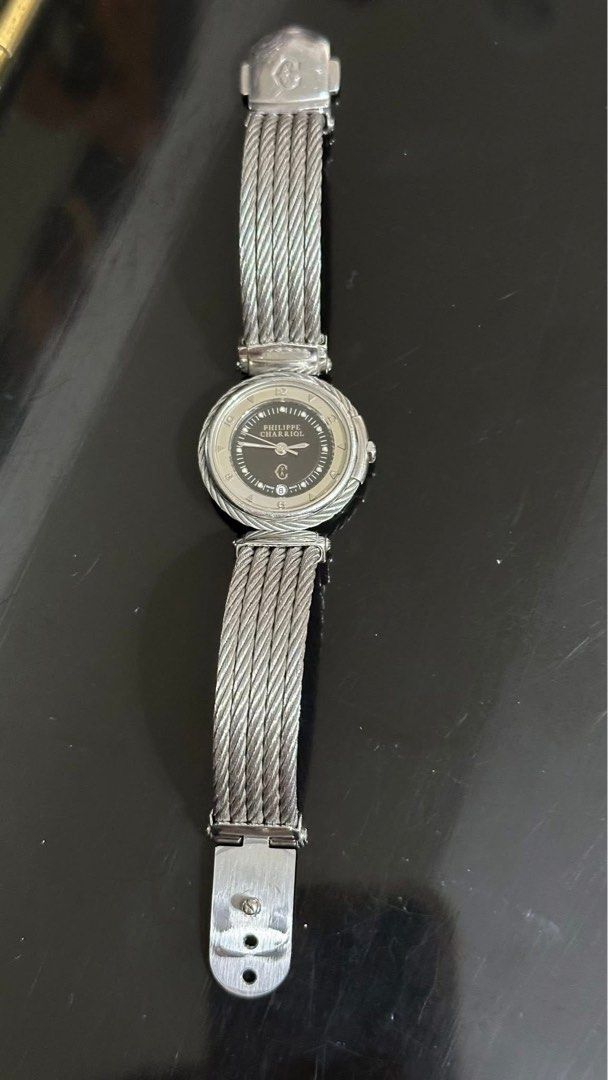 Authentic Philippe Charriol (Category: Luxury Watches) located in Manila. Submitted by chloe_luxuries (Listing ID 1363510271, Image 2). Description: Guaranteed original Philippe Charriol Celtic 27mm Quartz Still in very good working condition Best fit 6.5 to 7” wrist Provided box Pm for more details.