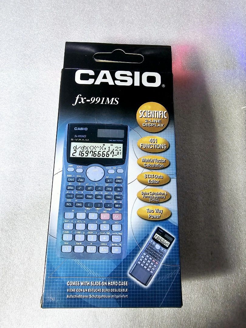 [BNIB] CASIO FX991MS SCIENCE CALCULATOR, Hobbies & Toys, Stationery ...