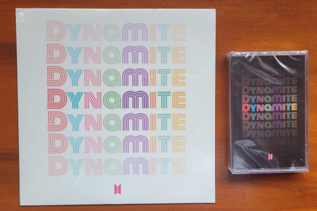 BTS DYNAMITE VINYL AND TAPE (Category: Vinyls) located in Bulacan. Submitted by md.ph (Listing ID 1363491438, Image 1). Description: .