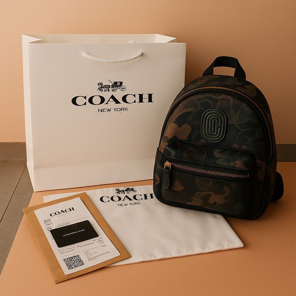 Coach x kaffe fassett signature academyp, Barang Mewah, Tas
