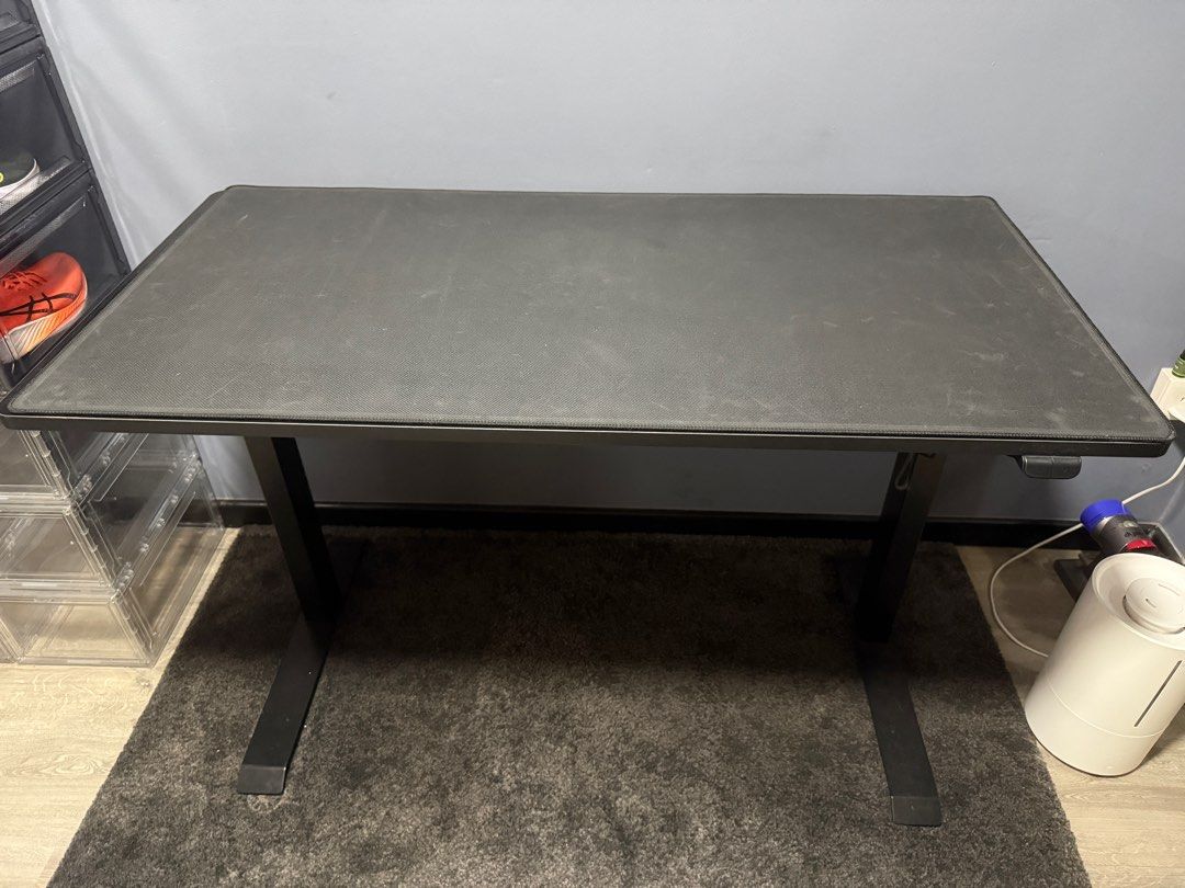 Computer Table (Adjustable) (Category: Tables & Sets) located in Singapore. Submitted by mochaloca (Listing ID 1363430350, Image 1). Description: For sale is my computer table in good condition, perfect for home office or study use. This sturdy table provides ample space for your computer, monitor, and other office essentials. Benefits - Provides a dedicated workspace for productivity - Sturdy and durable construction - Easy to assemble Condition