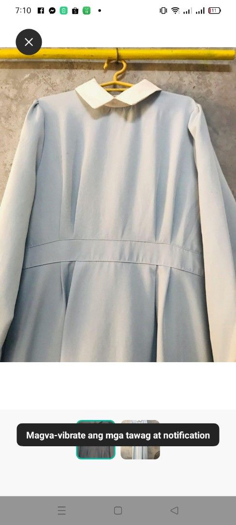Cute Light Blue Maxi Dress (Category: Dresses) located in Caloocan City. Submitted by nerisaa (Listing ID 1363466604, Image 2). Description: Nice Light Blue Maxi Dress Size:Fits Large to XL.
