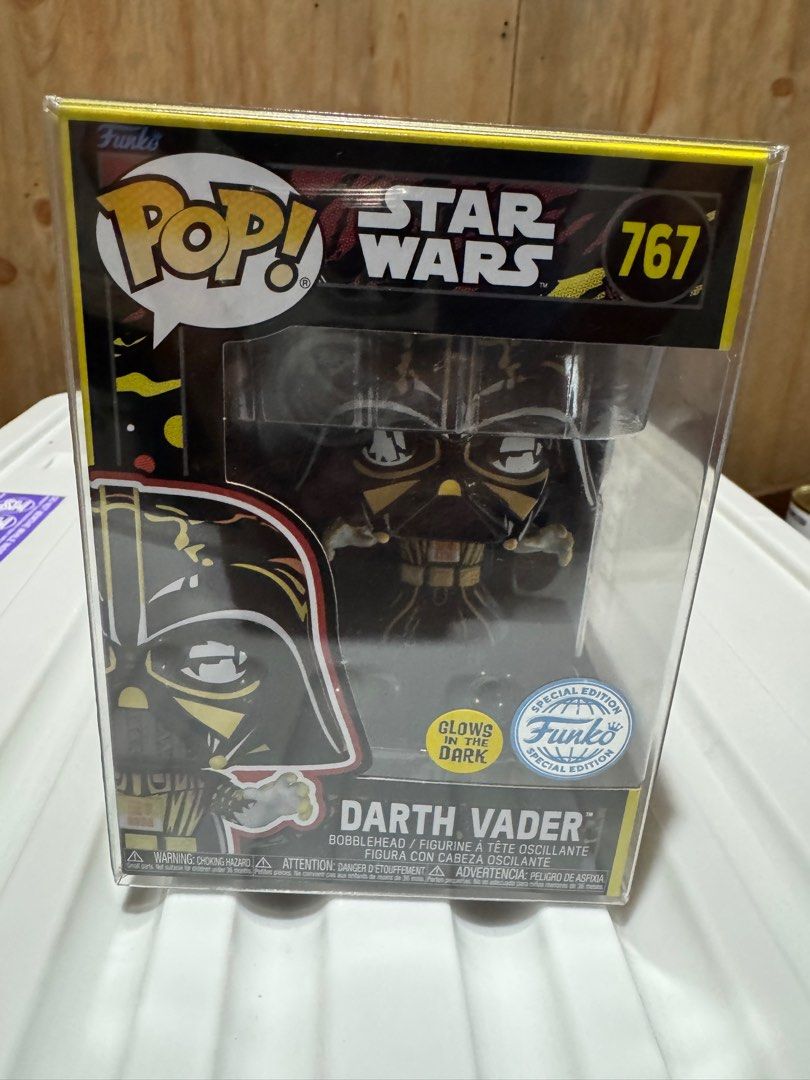 Funko Pop! Darth Vader #767 (Boxlunch Exclusive Glow In The Dark) IN HAND Funko Pop! Darth Vader #767 (Boxlunch Exclusive Glow In The Dark) IN HAND