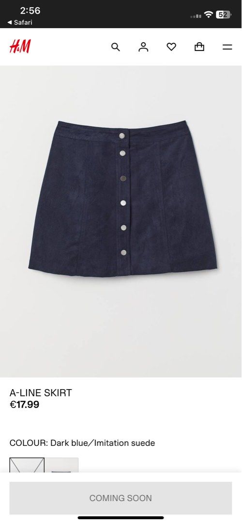 H&M A LINE SKIRT (Category: Skirts) located in Bayambang. Submitted by mmsainnt (Listing ID 1363414100, Image 2). Description: mop: gcash shipping: jnt/lbc.