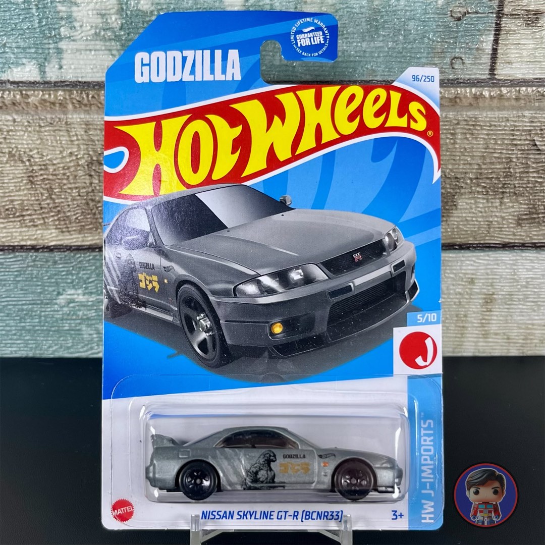 Hot Wheels Godzilla Nissan Skyline GT-R [BCNR33] (HW J-Imports) 1:64 ...