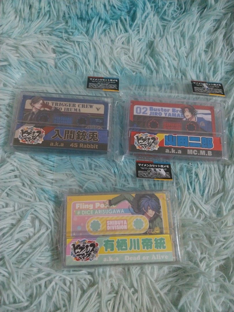 Hyposis microphone hypmic memo pad/card jiro yamada dice arisugawa ...