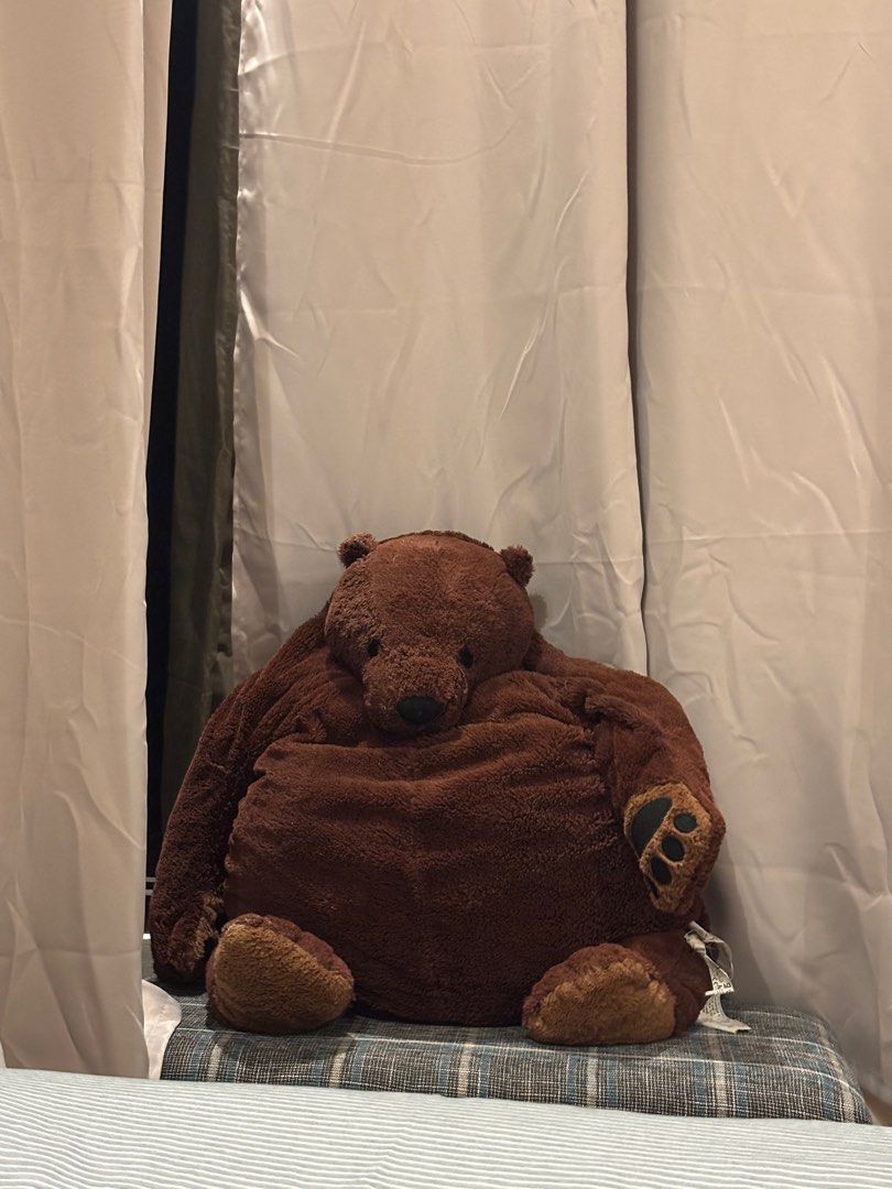 IKEA Djungelskog Bear (Category: Plushies & Soft Toys) located in Malvar. Submitted by han0neyeni (Listing ID 1363458113, Image 1). Description: DM for more photos/videos of the stuffed toy. Last price listed na po. Orig price was 1,490 :) RFS: Decluttering.