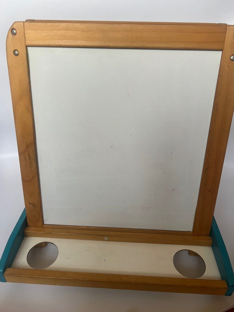 Kids Easel Black and White Board (Category: Stationery & School Supplies) located in Paranaque City. Submitted by closetclub308 (Listing ID 1363421901, Image 3). Description: Easel Board for Kids Black board/ White Board With free eraser and whitboard marker Table top board .
