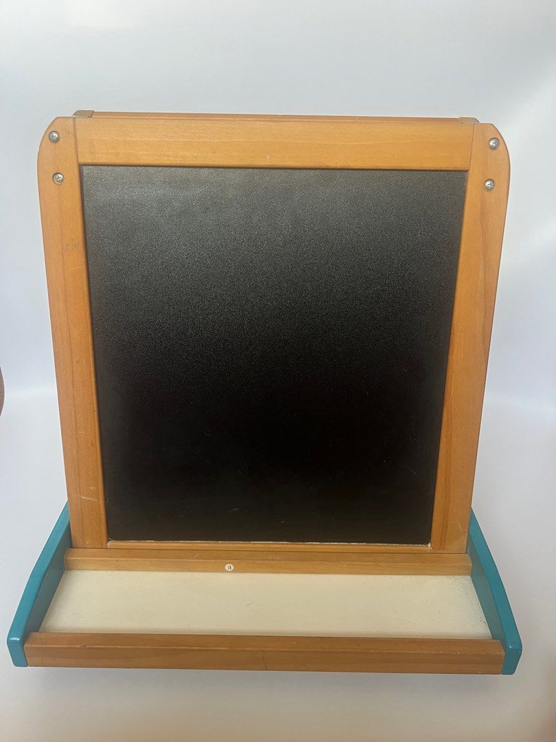 Kids Easel Black and White Board (Category: Stationery & School Supplies) located in Paranaque City. Submitted by closetclub308 (Listing ID 1363421901, Image 1). Description: Easel Board for Kids Black board/ White Board With free eraser and whitboard marker Table top board .
