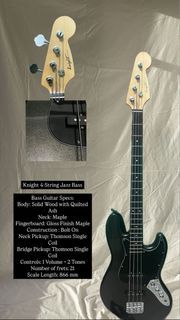 Knight Bass Guitar w free ampli!!