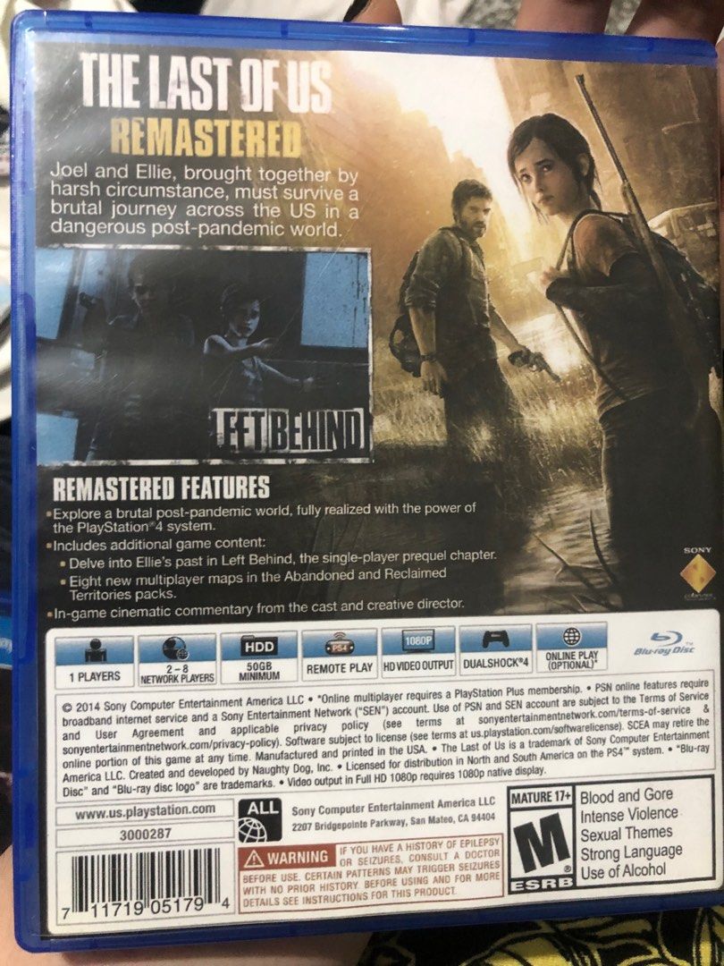 last of us ps4 (Category: PlayStation) located in Pasay City. Submitted by zzzjanadmc (Listing ID 1363491610, Image 2). Description: .