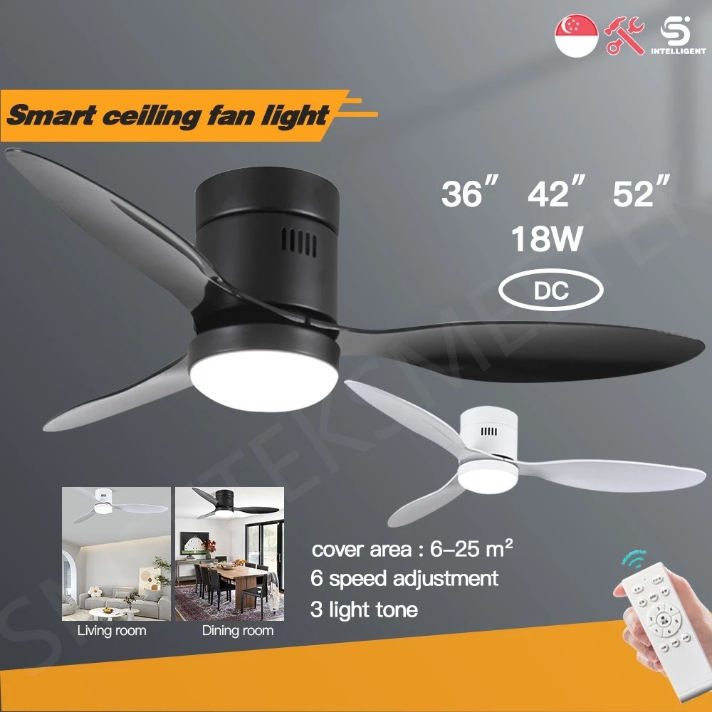 [FAST DELIVERY] Light fan ceiling light with fan led light ceiling ...