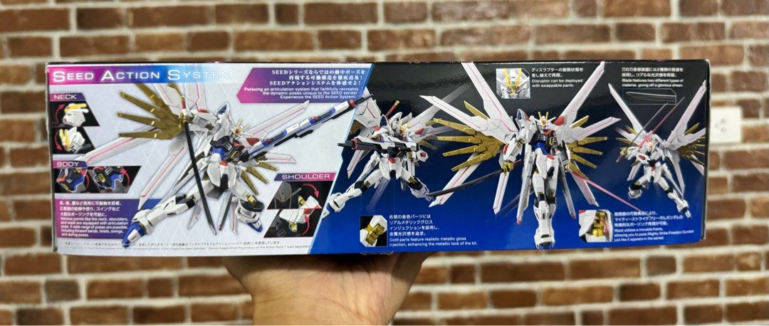 Mighty Strike Freedom (Category: Gundam & Model Kits) located in Taguig. Submitted by dollarkids23 (Listing ID 1363390350, Image 2). Description: Mighty Strike Freedom - (Gundam Seed) ₱1,799 - Brand New.