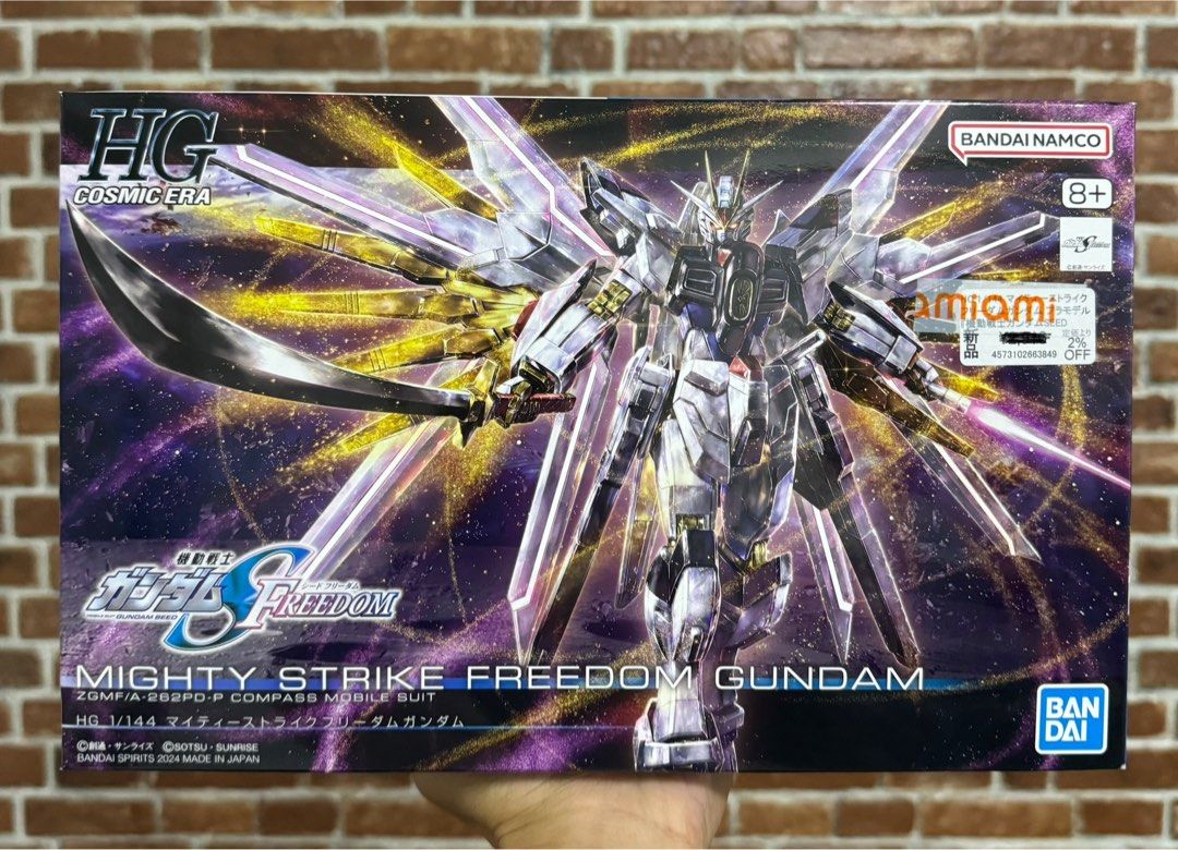 Mighty Strike Freedom (Category: Gundam & Model Kits) located in Taguig. Submitted by dollarkids23 (Listing ID 1363390350, Image 1). Description: Mighty Strike Freedom - (Gundam Seed) ₱1,799 - Brand New.