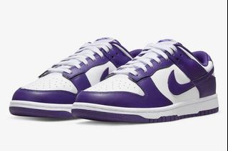 sb dunk low pro court purple