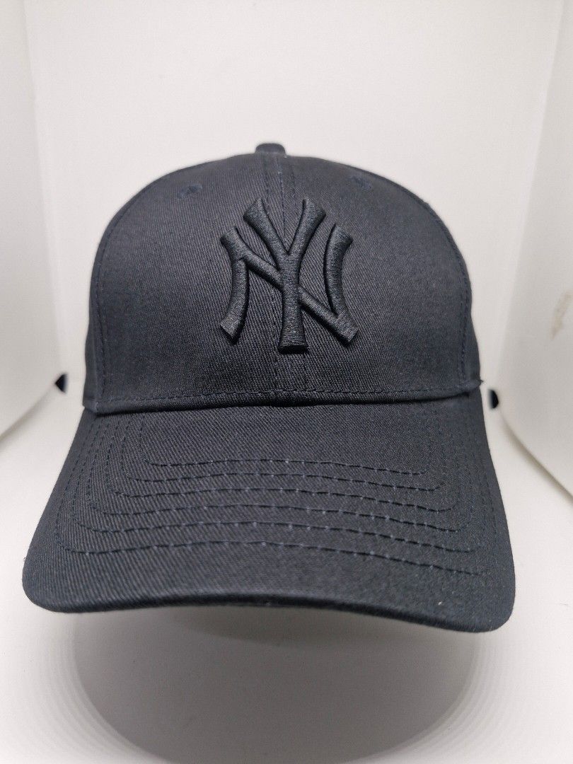 NY New York Yankees MLB (Category: Caps & Hats) located in Makati City. Submitted by CAPSnHATS (Listing ID 1363384703, Image 1). Description: fresh from balikbayan box what you see is what you get actual picture posted triple black, embroidered logo sf 90pesos MM.
