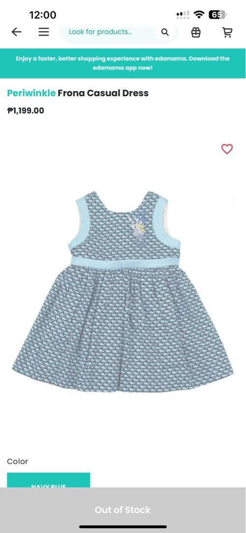 Periwinkle Blue Dress (Category: Babies & Kids Fashion) located in Quezon City. Submitted by sdldeclutter (Listing ID 1363480745, Image 1). Description: 3 times lang nagamit.