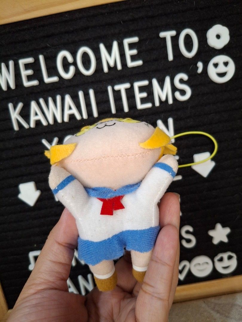 Popuko Pop Team Epic•Laying Down Charm Plush Toy (Category: Plushies & Soft Toys) located in Bulacan. Submitted by kawaii_items_stuffed_toys (Listing ID 1363356824, Image 2). Description: Brandnew From Japan Box Fukuya Popuko Pop Team Epic Laying Down Charm/Keychain Height 3inches/8cm Lenght 3inches/8cm Width 3½inches/9cm Just message me if you ever want to see more pictures of the item, I'm more than glad to assist you. 📌Location: San Jose Del 