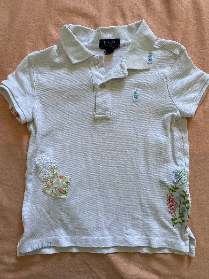 RL White Floral Polo (Category: Babies & Kids Fashion) located in Palo. Submitted by armc07 (Listing ID 1363365467, Image 1). Description: 6T on tag.