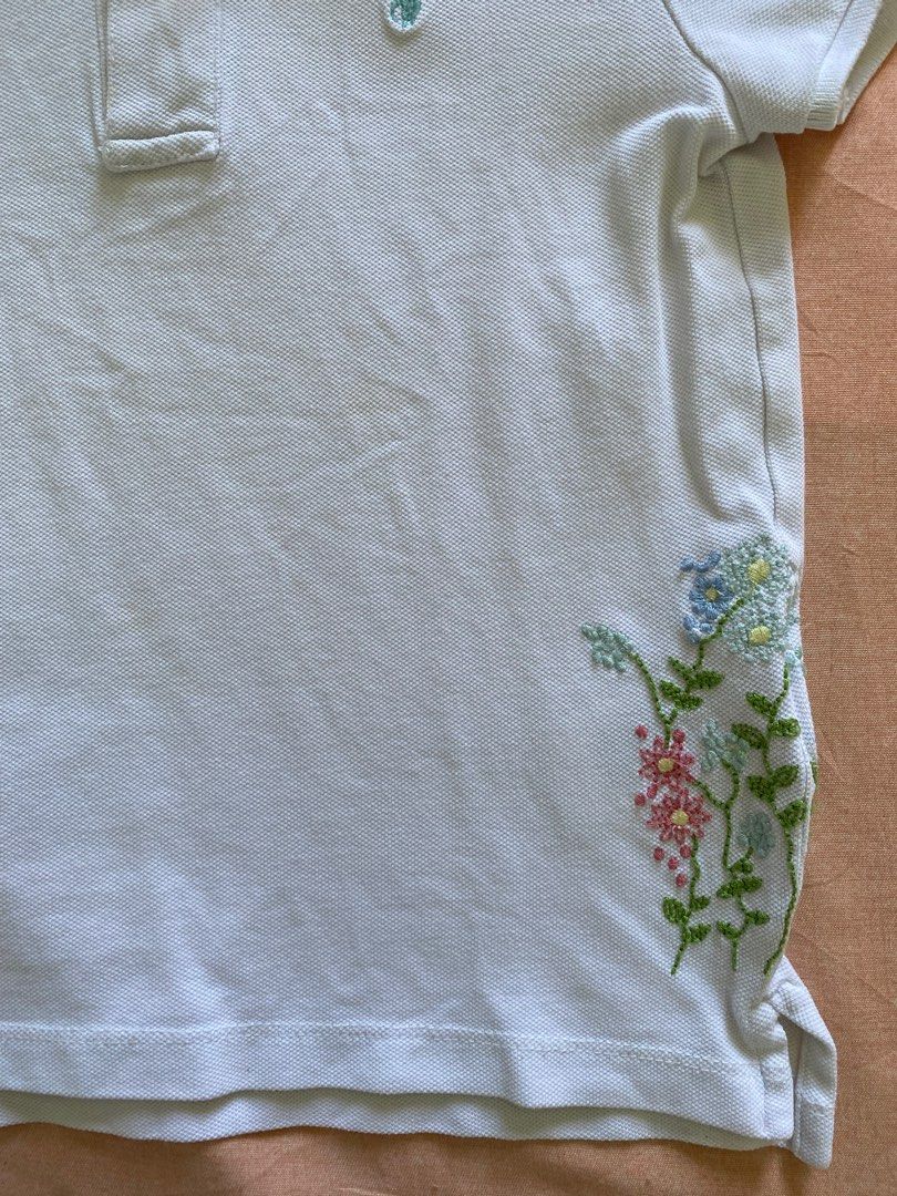 RL White Floral Polo (Category: Babies & Kids Fashion) located in Palo. Submitted by armc07 (Listing ID 1363365467, Image 3). Description: 6T on tag.
