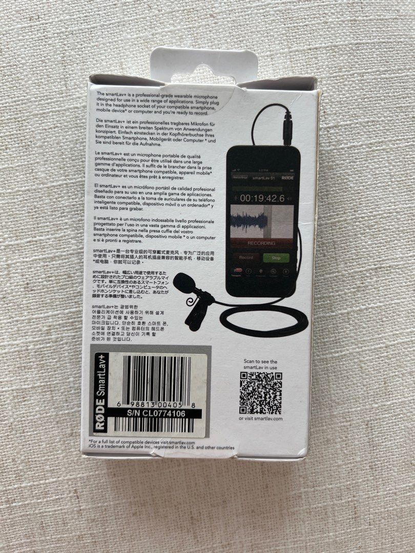 Rode SmartLav+ Lavalier Microphone63149557522563112