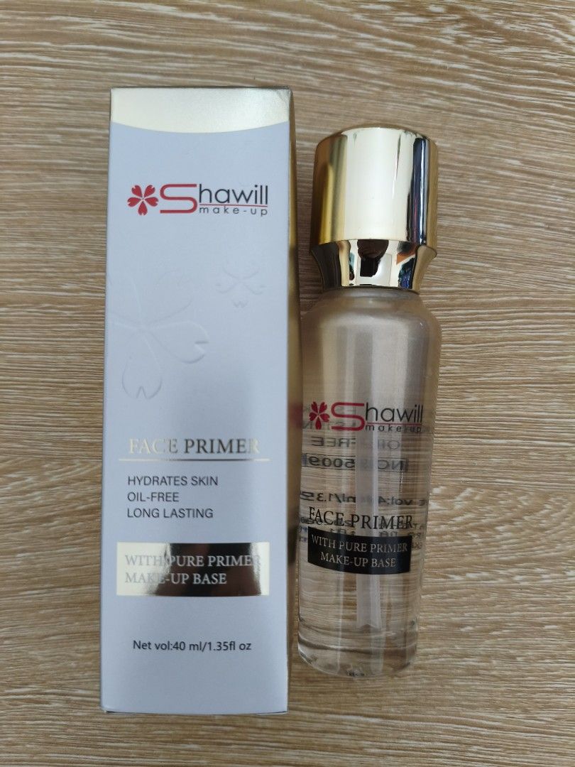 Shawill Face Primer (Category: Makeup) located in San Fabian. Submitted by timeagain.ph (Listing ID 1363521520, Image 1). Description: RFS: extra Payment Methods: Seabank, GCash, Maya *PAYMENT FIRST Delivery Options (shouldered by buyer): J&T, LBC *NO RUSH SHIPPING.