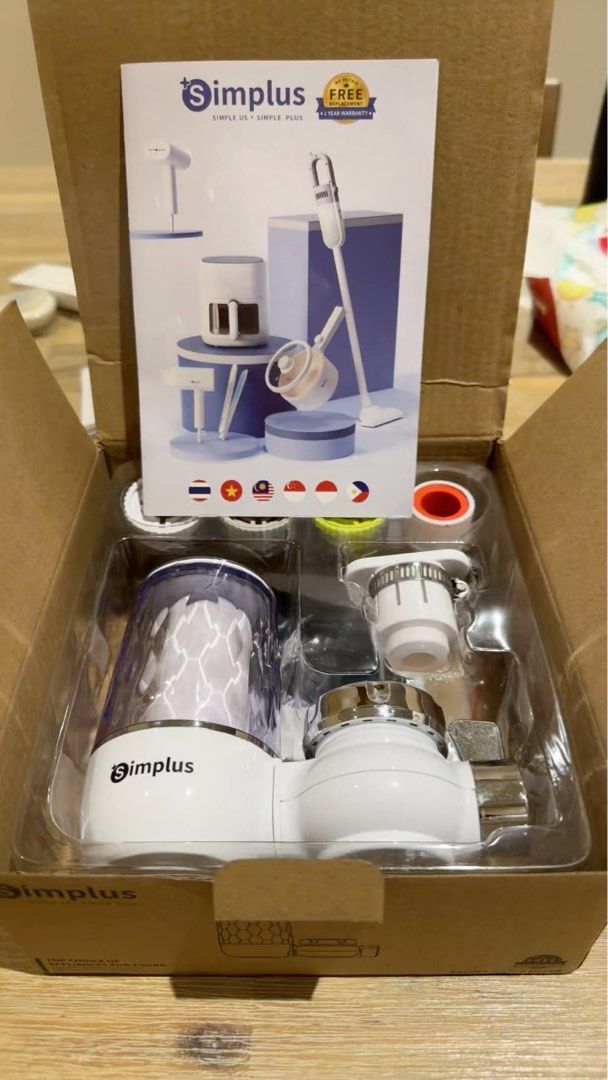 Simplus Faucet Water Filter (Category: Bathroom & Kitchen Fixtures) located in Singapore. Submitted by chianco (Listing ID 1363400456, Image 1). Description: .