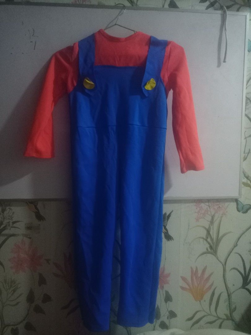 Super Mario Costume (Category: Babies & Kids Fashion) located in Caloocan City. Submitted by nerisaa (Listing ID 1363461391, Image 2). Description: super Mario Costume 4-7 yrs old.