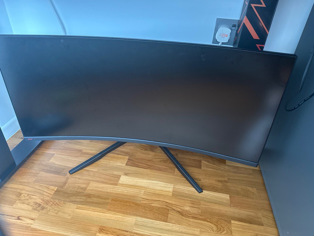Super solid XG340R 34 inch curved screen, Computers & Tech, Parts ...