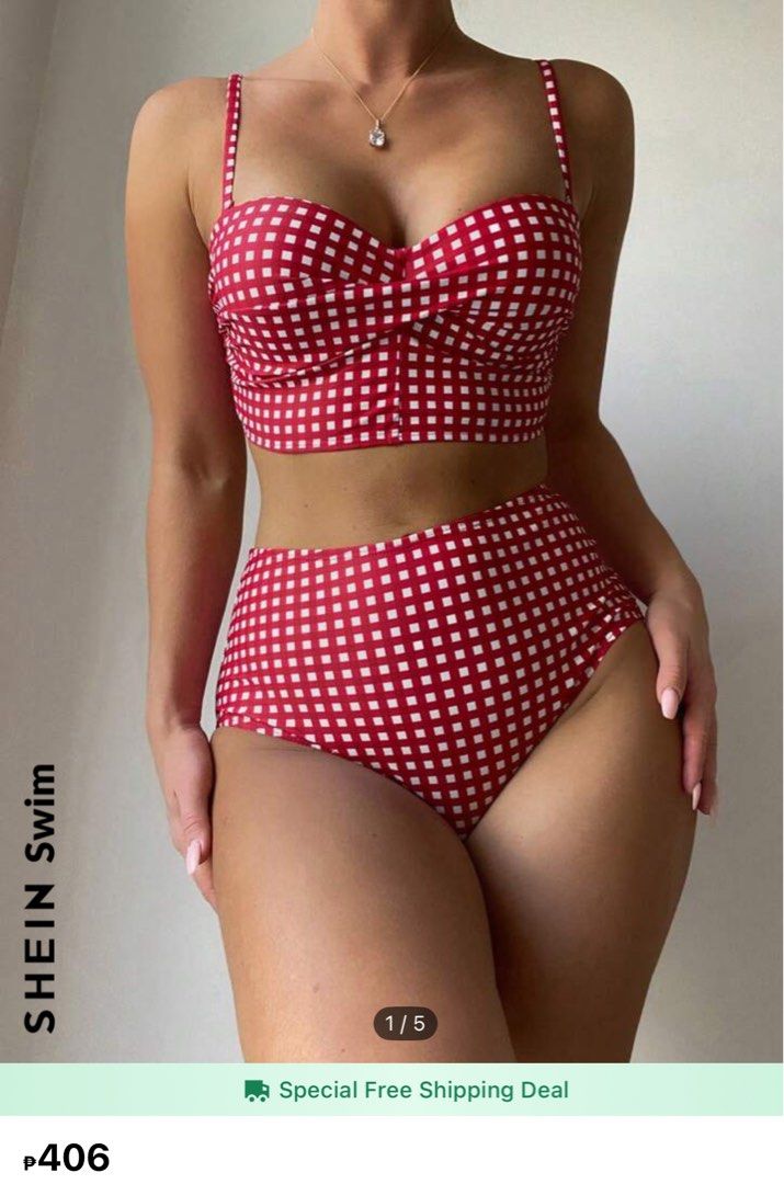 Swimsuit 2-piece XS-S (Category: Bikinis & Swimsuits) located in Pasig City. Submitted by switbabyneth03 (Listing ID 1363410243, Image 2). Description: Used once.