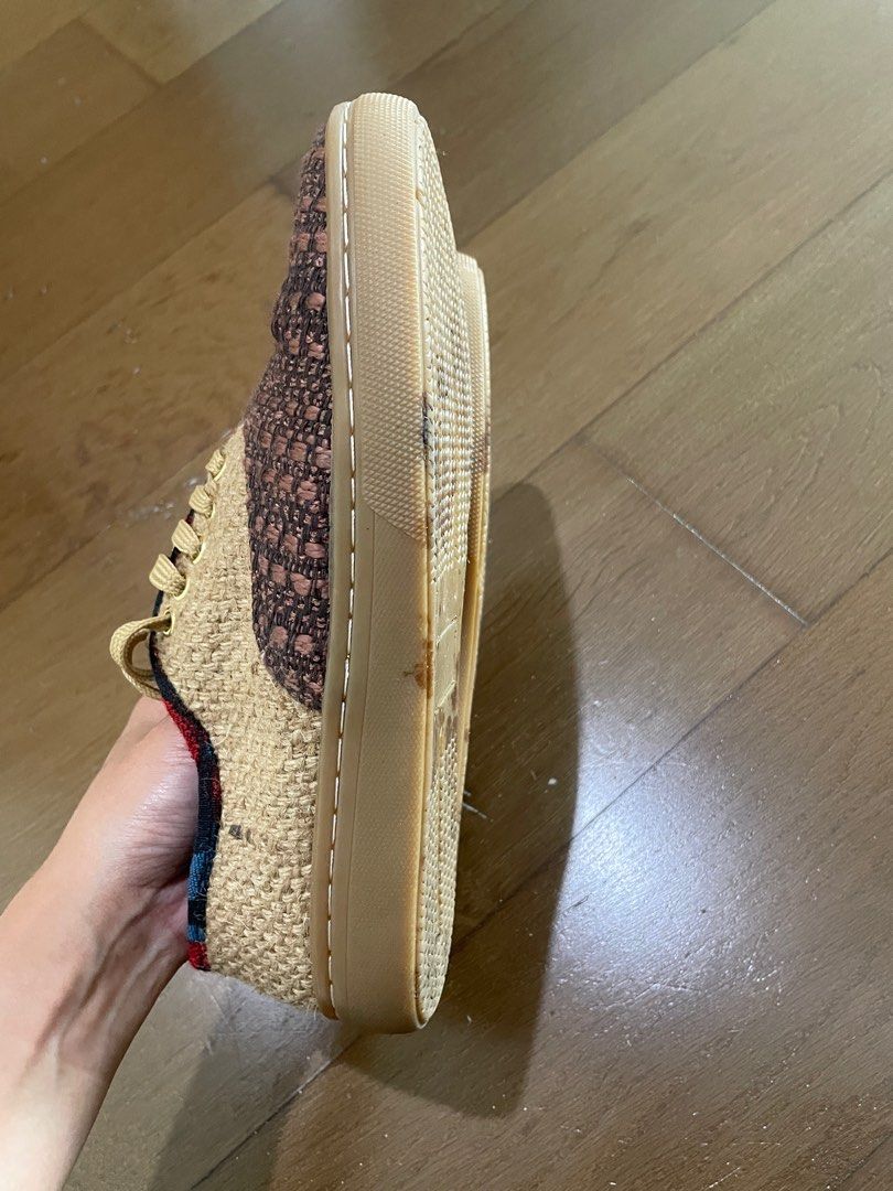 Unisex upcycled sneakers from Side B (Category: Sneakers) located in Makati City. Submitted by best.seconds (Listing ID 1363463994, Image 3). Description: Locally made upcycled shoes from sustainable brand Side B (retails for 6k++) Used 2x Unisex fits US Women 7-7.5 or Men 5.5.