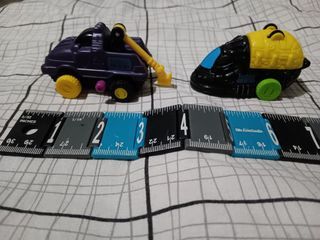 Vintage 1996 Wendy's Fast Food Meal Toy Techno Tows Set