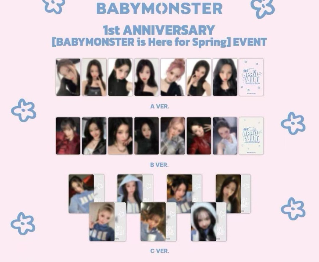 Anniversary 3枚 BABYMONSTER アヒョン 一周年 春日特典